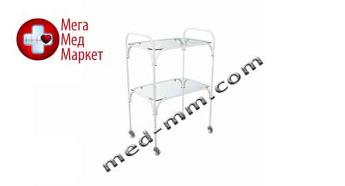 Купить Столик инструментальный СІН-1 (стекло/стекло) цена, характеристики, отзывы